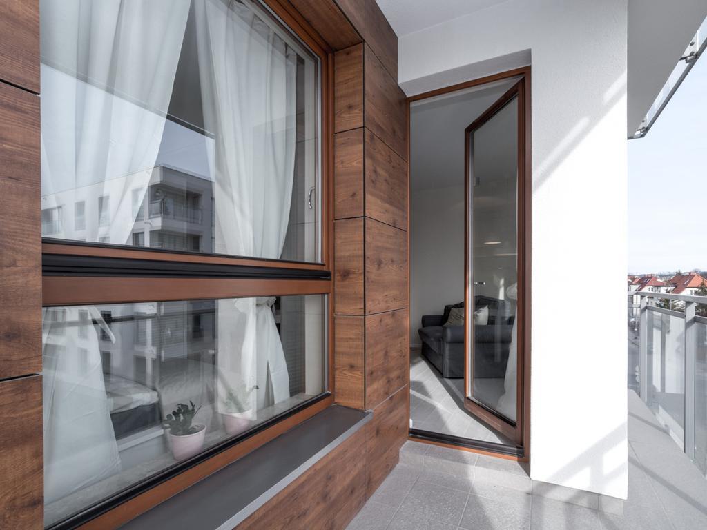 Apartament Z Widokiem Na Dworek กดัญสก์ ภายนอก รูปภาพ